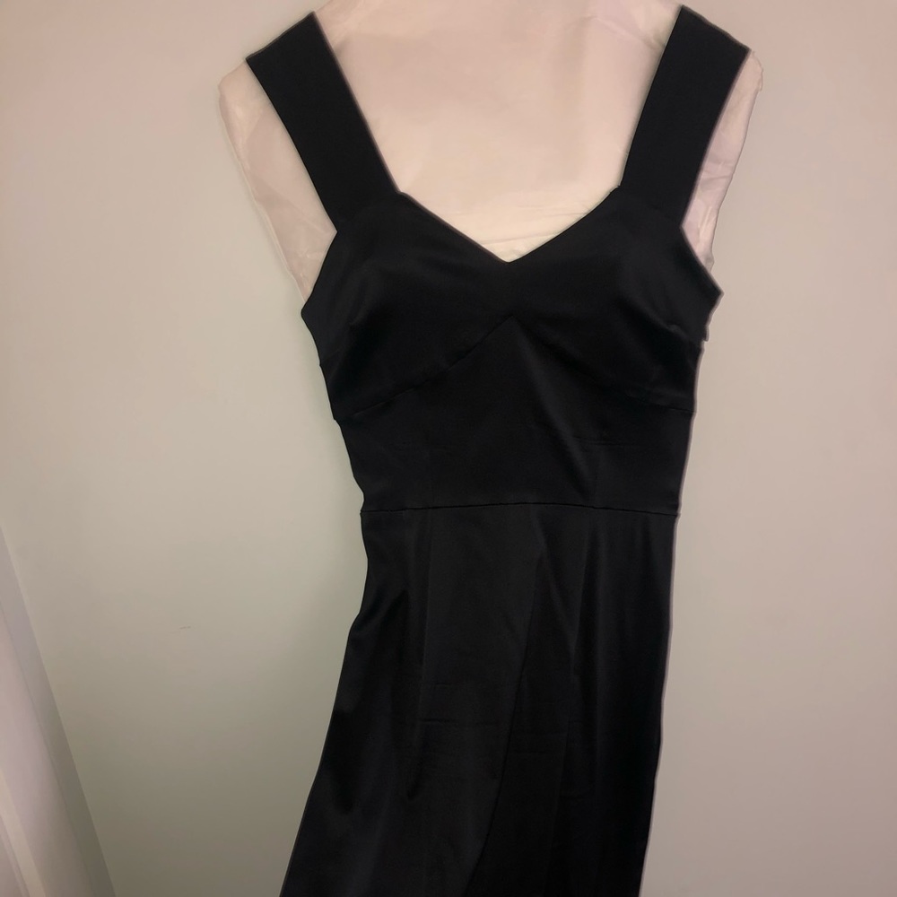 vintage PRADA black slip dress
